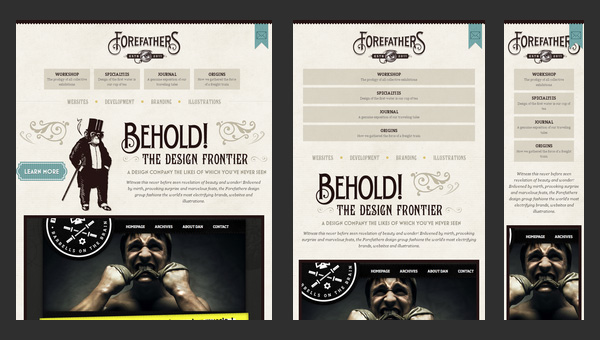 Responsive Design - Forefathers Group