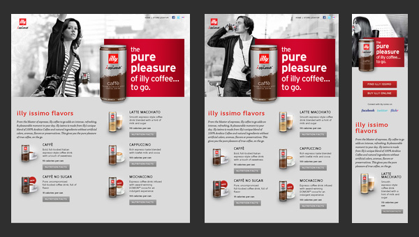 Responsive Design - Illy Issimo