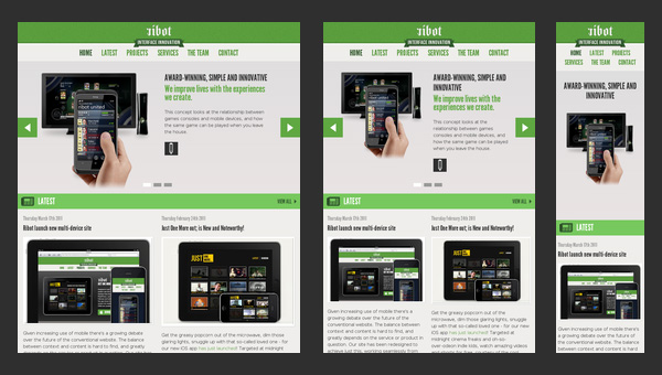 Responsive Design - Ribot