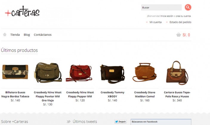 tiendas online peru - carteras