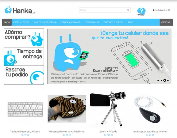 tiendas online peru - hanka