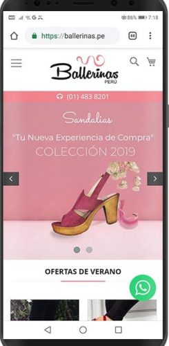 tienda virtual magento peru ballerinas