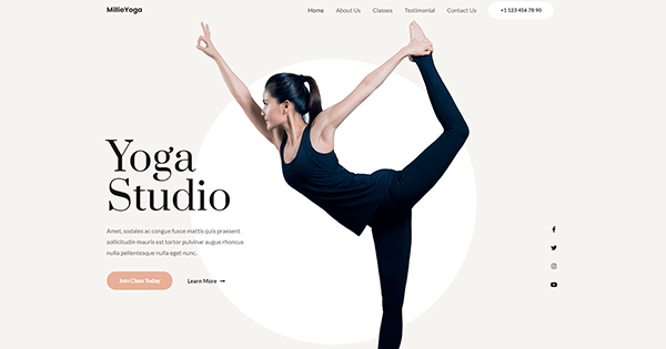 Estudio de yoga