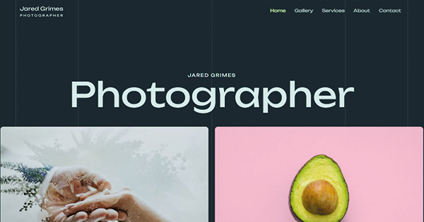 Portafolio de fotógrafo