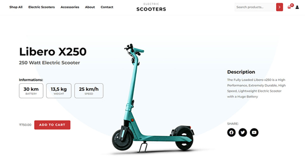 Scooter eléctrico