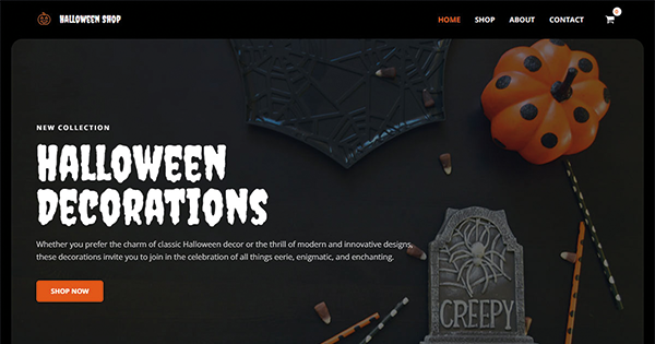 Tienda de Halloween