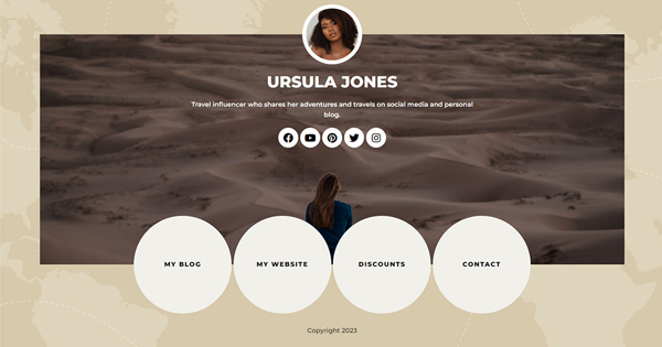 Ursula Jones - Viajera